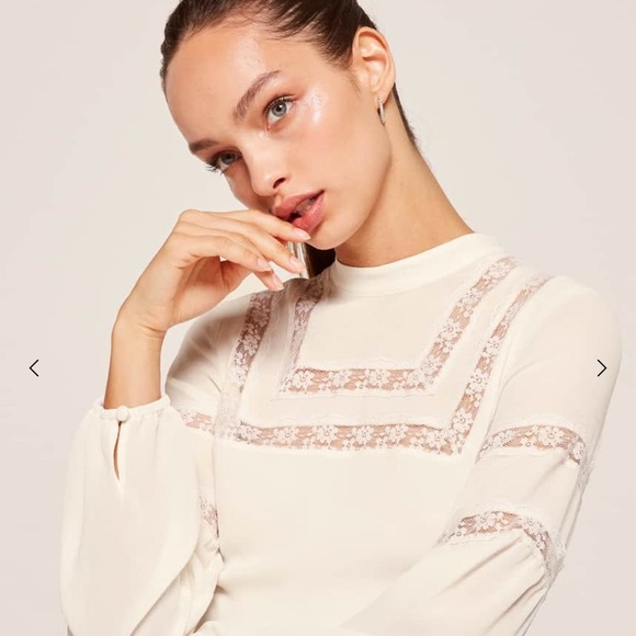 HOST PICK Reformation Petites Sachi Dress in ivory - Picture 6 of 9